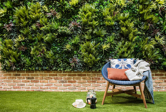 Bring nature indoors with our stunning artificial green walls – easy to maintain and customizable